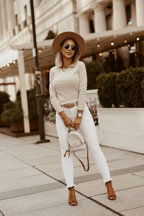 SWETEREK LOLA ŁÓDKA BEŻ 2