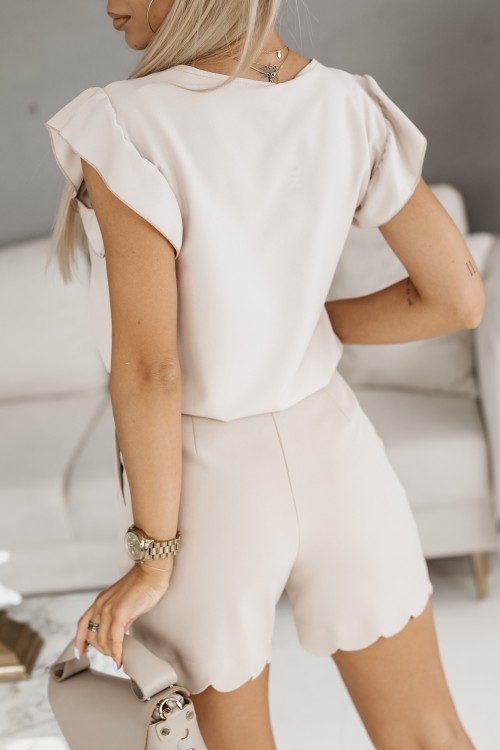 SPODENKI SZORTY BABY BEŻOWE 5