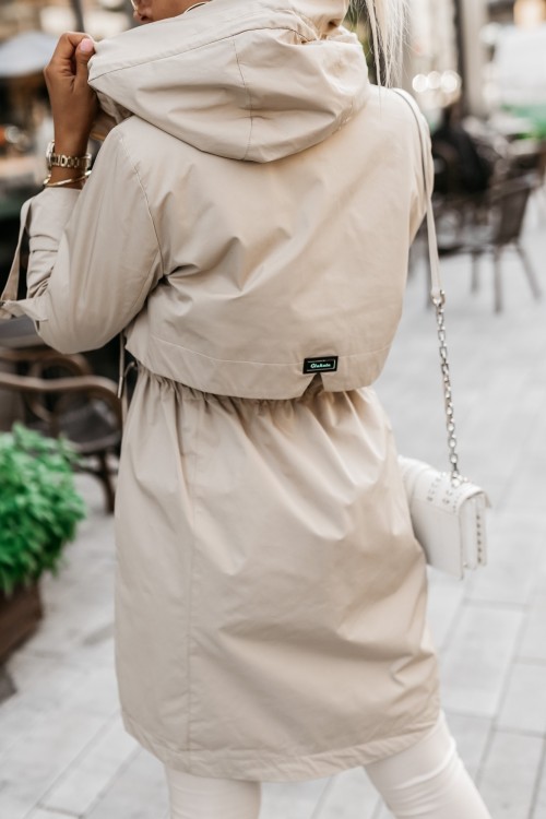 PARKA ONTARIO Z KAPTUREM BEŻOWA 5