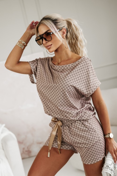 KOMPLET DRESOWY GG BLUZKA + SPODENKI MOKKA 5