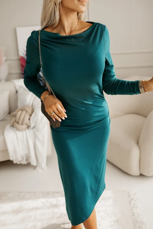 SUKIENKA MIDI ADRIA Z WISKOZY MORSKA 1