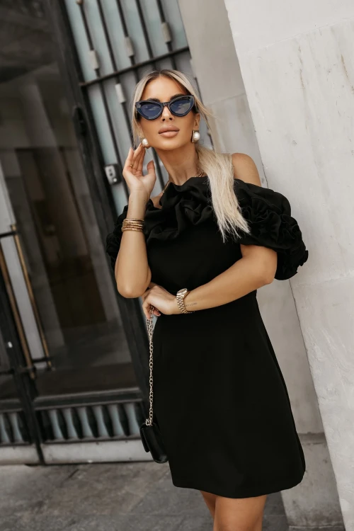 SUKIENKA HISZPANKA TAMARI MINI CZARNA 5