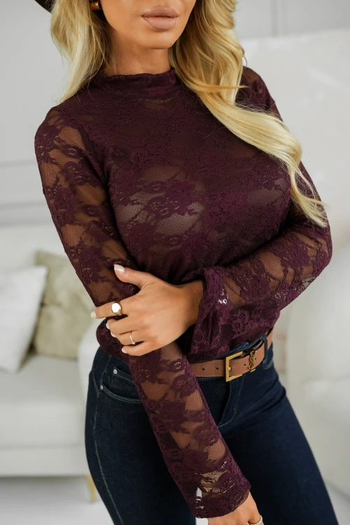 BLUZKA KORONKOWA JENNIFER JAGODOWA 1