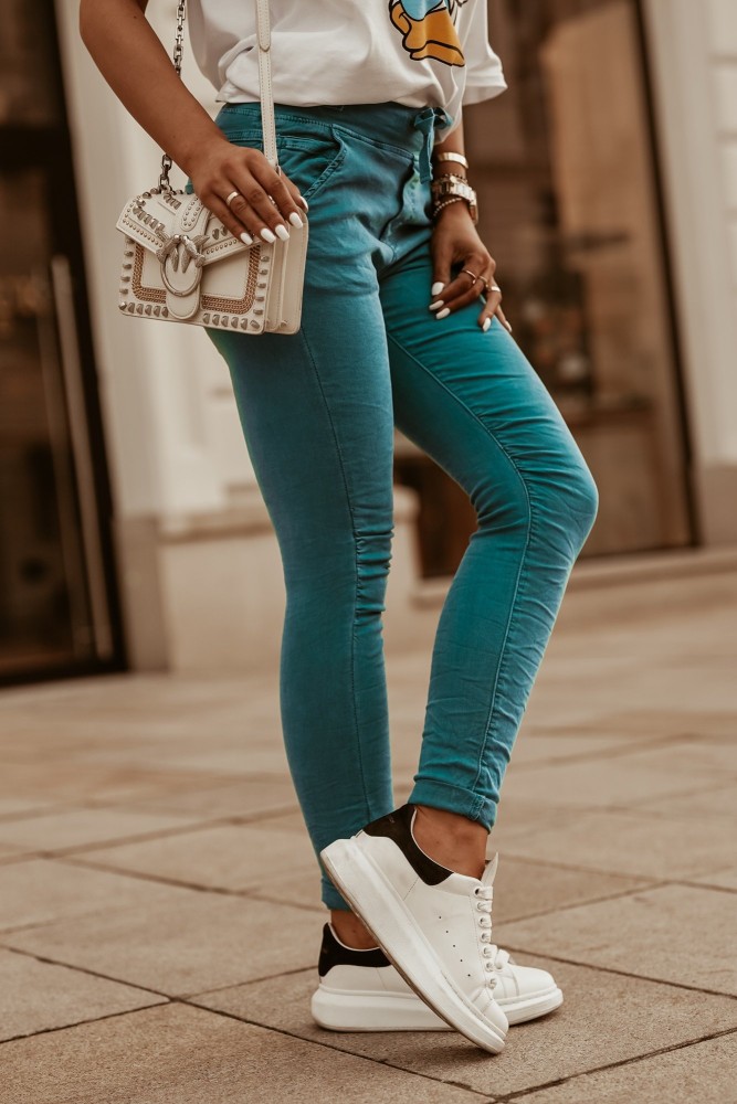 SPODNIE CITY MORSKIE