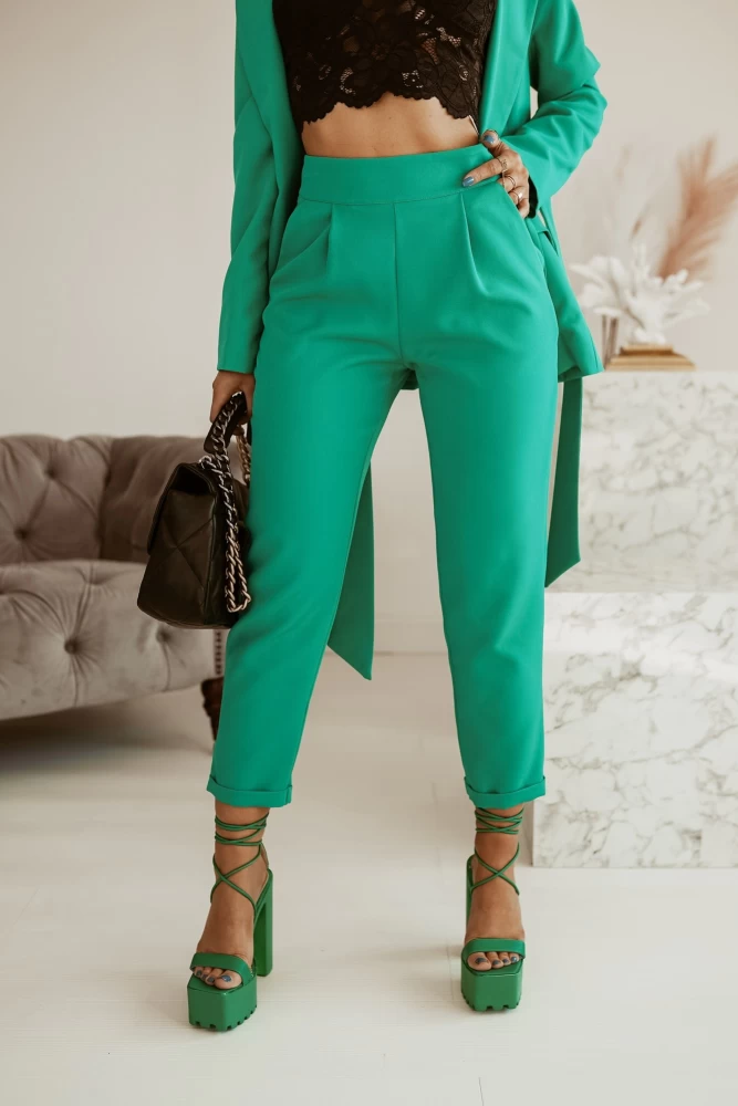 SPODNIE CHANTAL ZIELONE