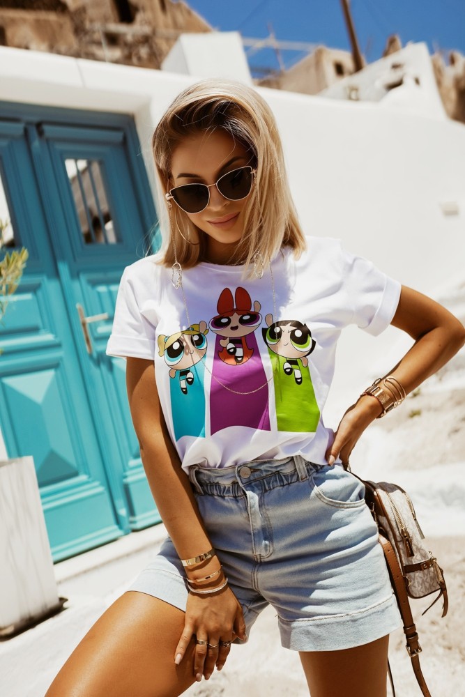 T-SHIRT ATOMÓWKI BIAŁY