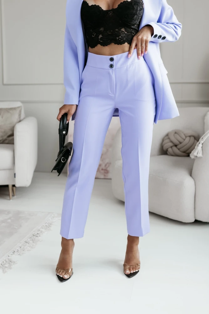 SPODNIE CYGARETKI CAMERON W KANT LAWENDOWE