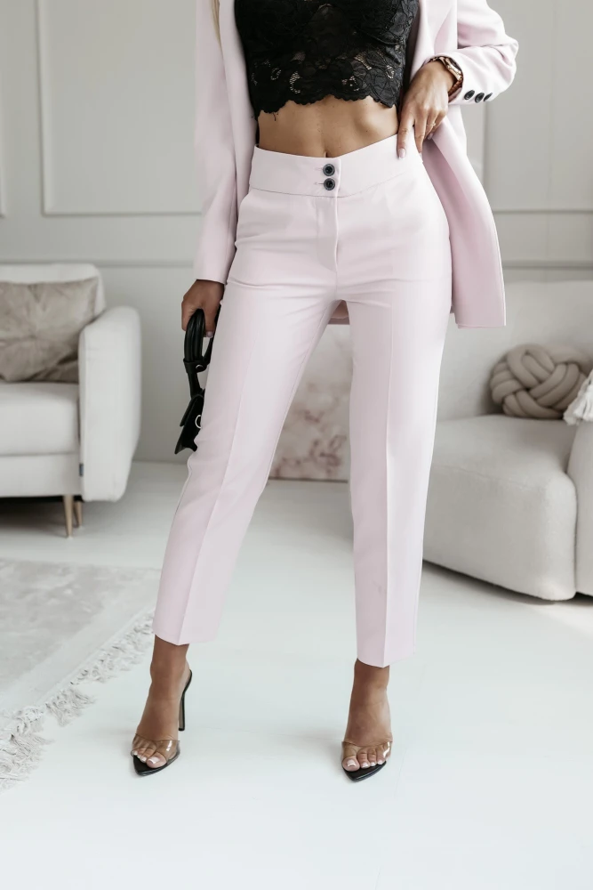 SPODNIE CYGARETKI CAMERON W KANT BRUDNY RÓŻ