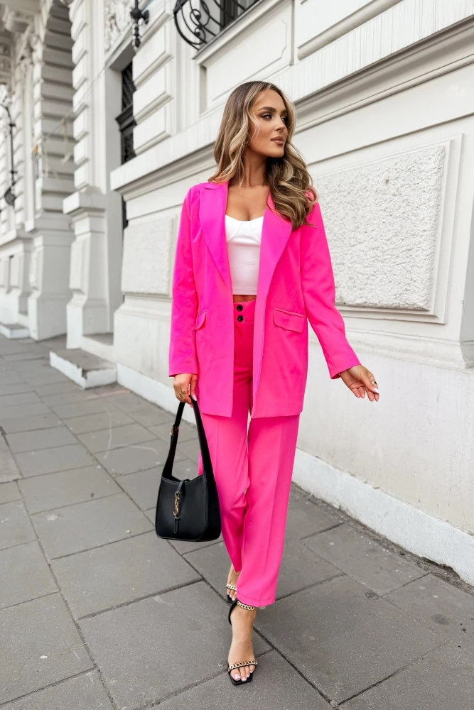 SPODNIE CYGARETKI CAMERON W KANT NEONOWY RÓŻ