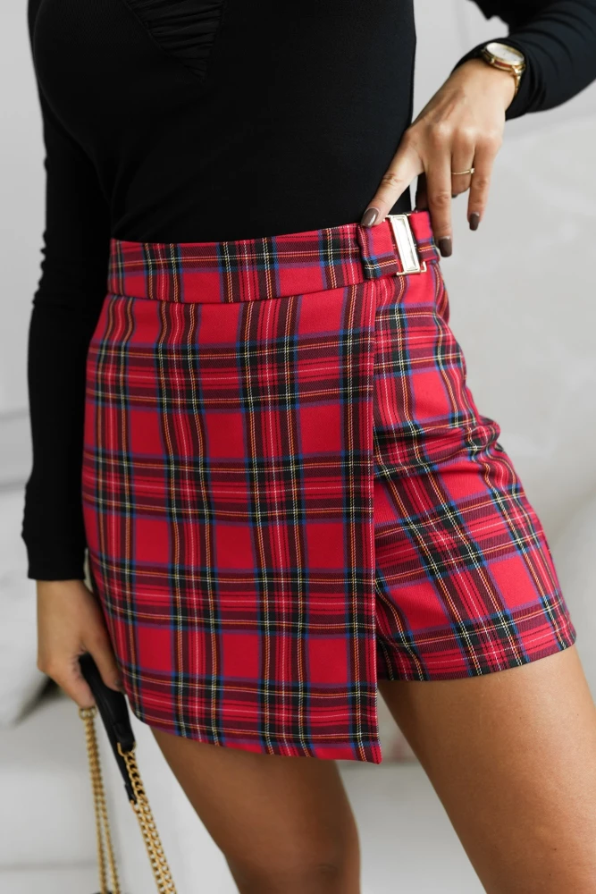 SPÓDNICO-SPODENKI STANLEY W KRATĘ CZERWONE